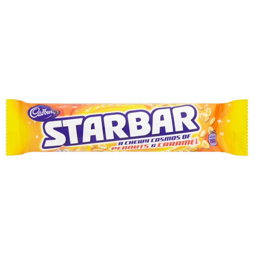 Cadbury Star Bar 6-Pack - Milk Chocolate With Caramel Filling, 49g Each (10.29 Oz Total)