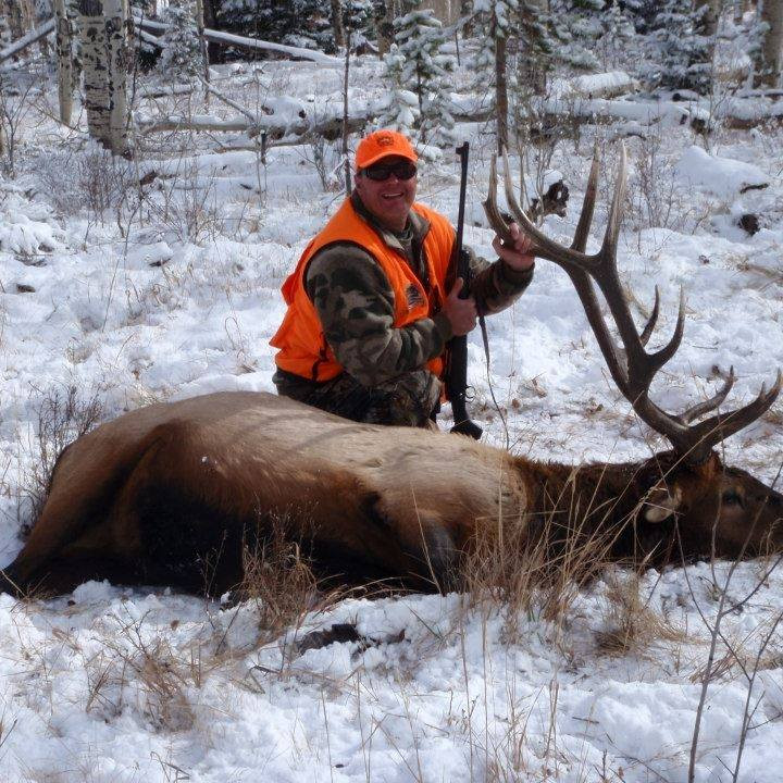 A little snow helps when hunting elk and deer