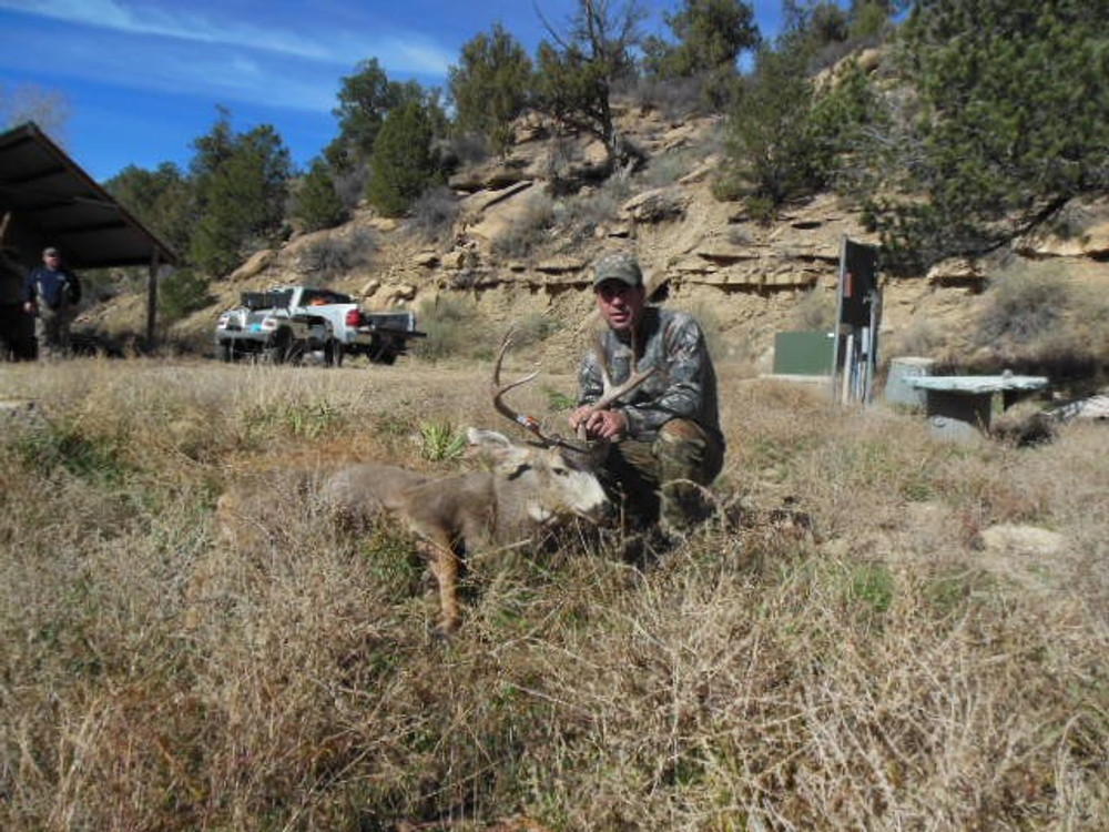 Easy pickings on private land deer hunt.