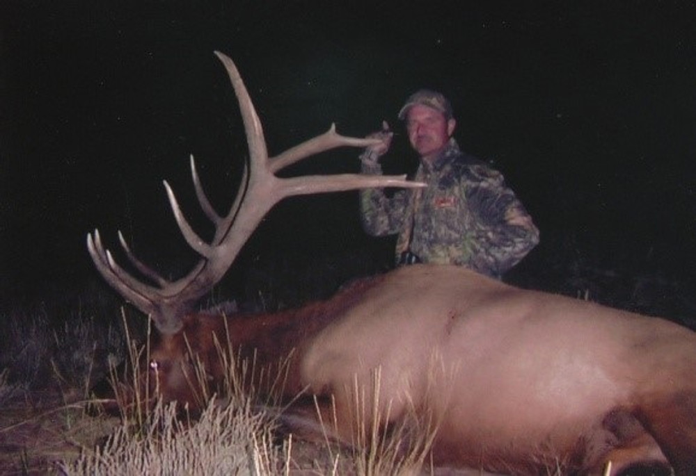 Hunting elk in Colorado.