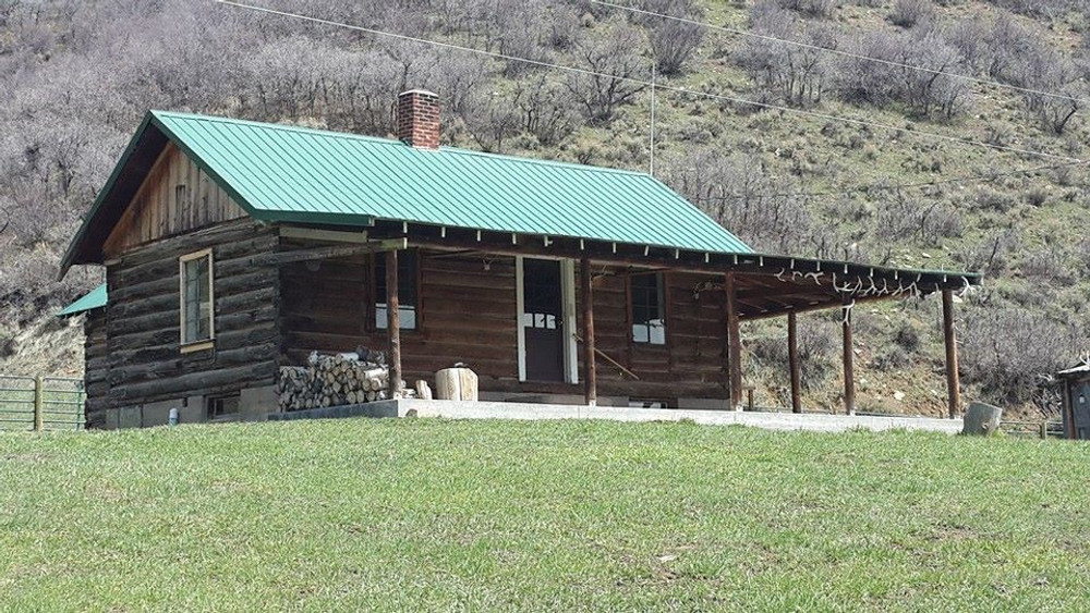 Hunting cabin on private land.