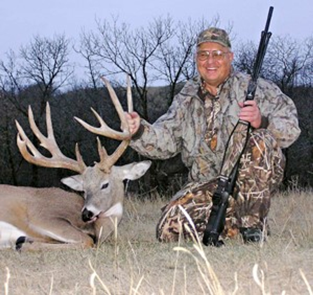 White antlers for a whitetail.