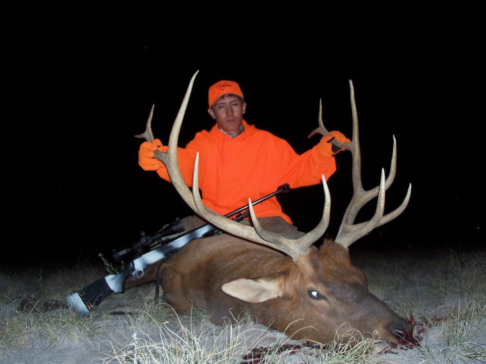 Guided rifle season elk