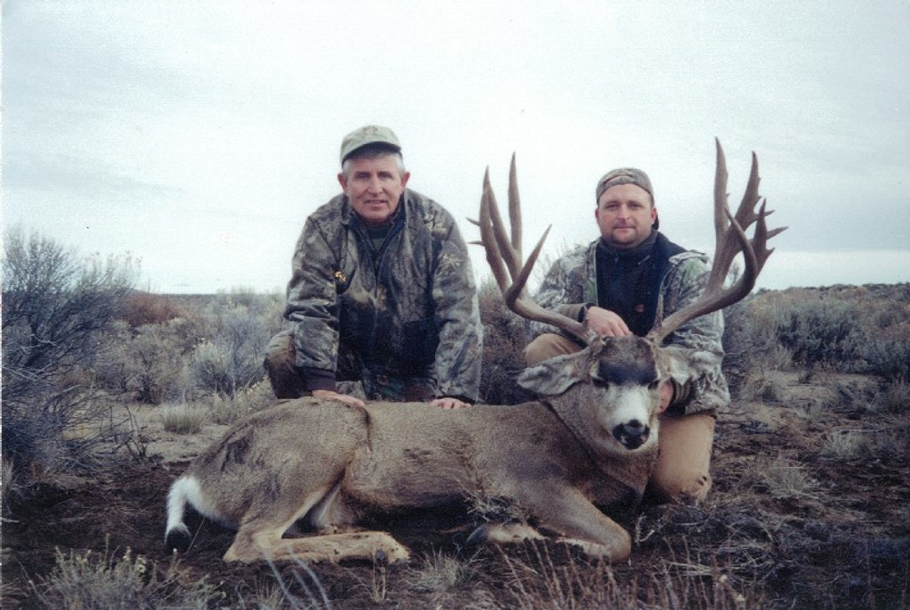 Trophy mule deer in Wyoming.