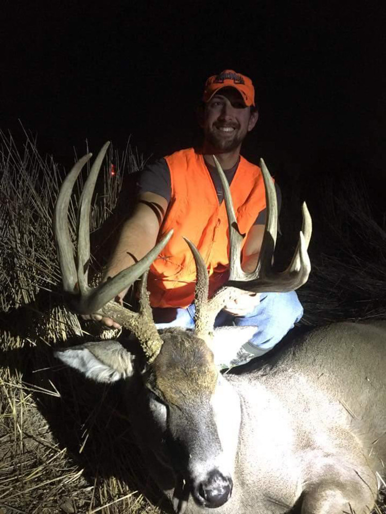 Late day trophy whitetail.