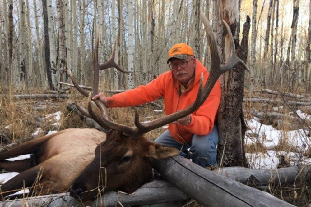 Trophy guided elk hunting