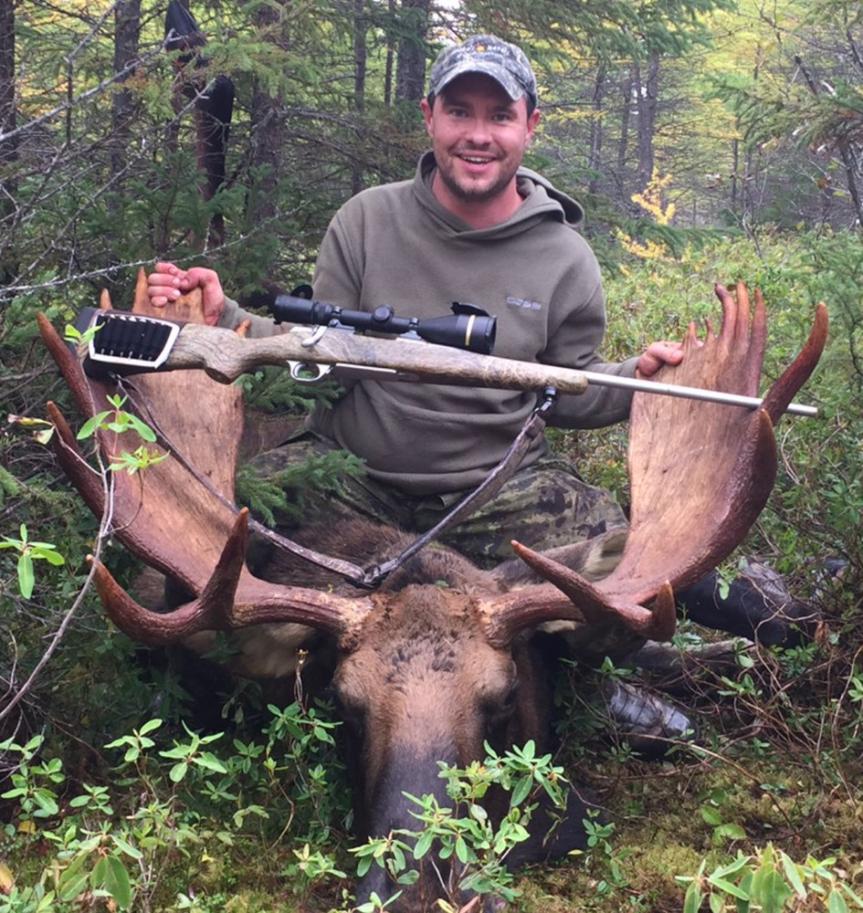 Great moose hunt in Canada.