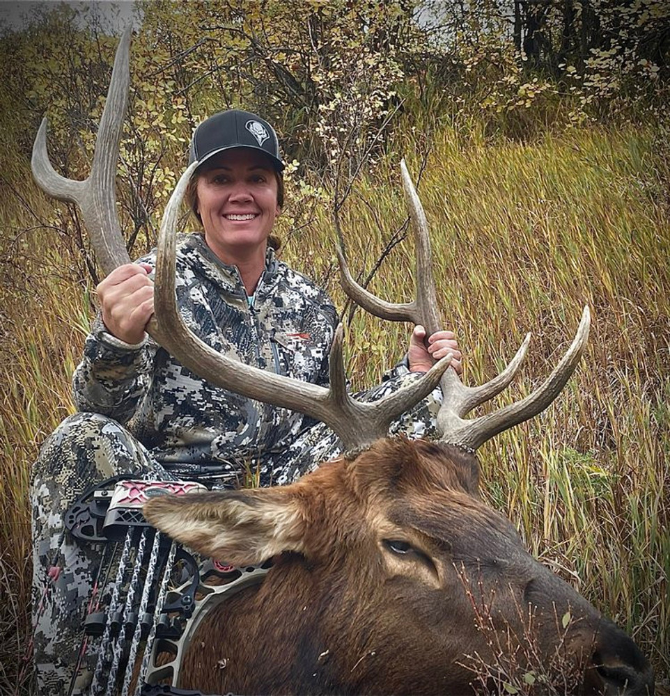 High shot opportunity elk hunt.