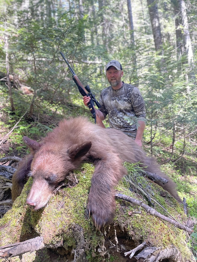 Trophy black bear.
