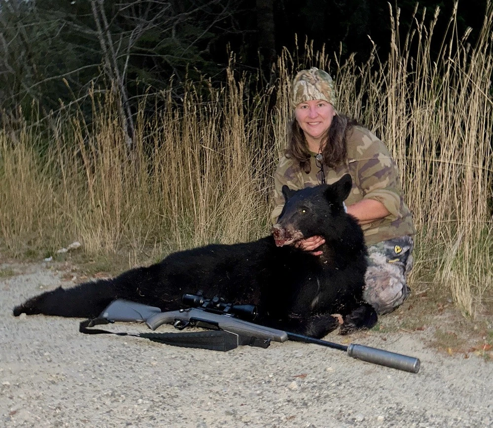 Black bear hunting in Montana.