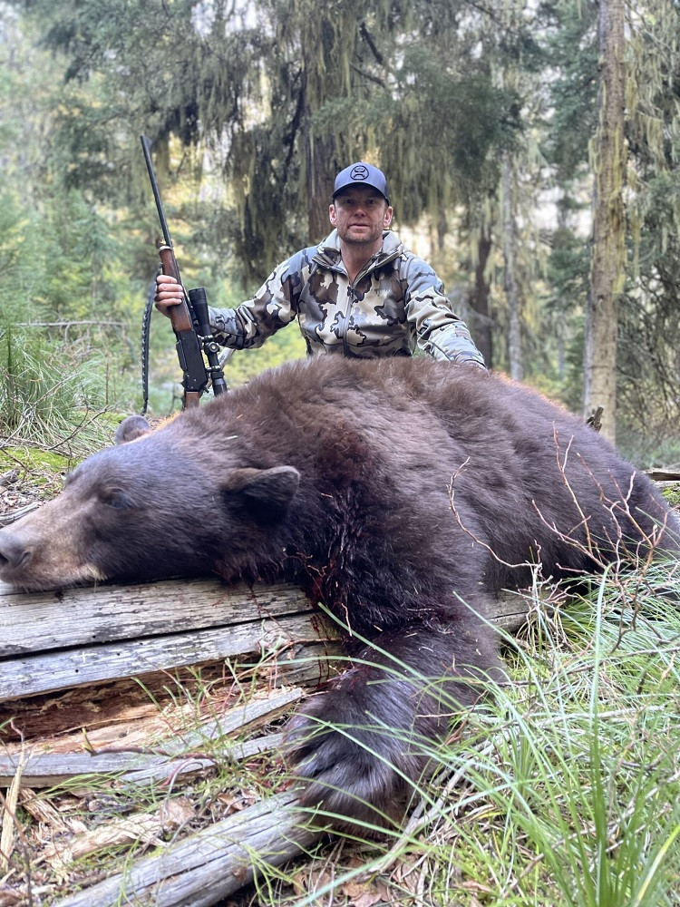 Guided ID black bear hunt.