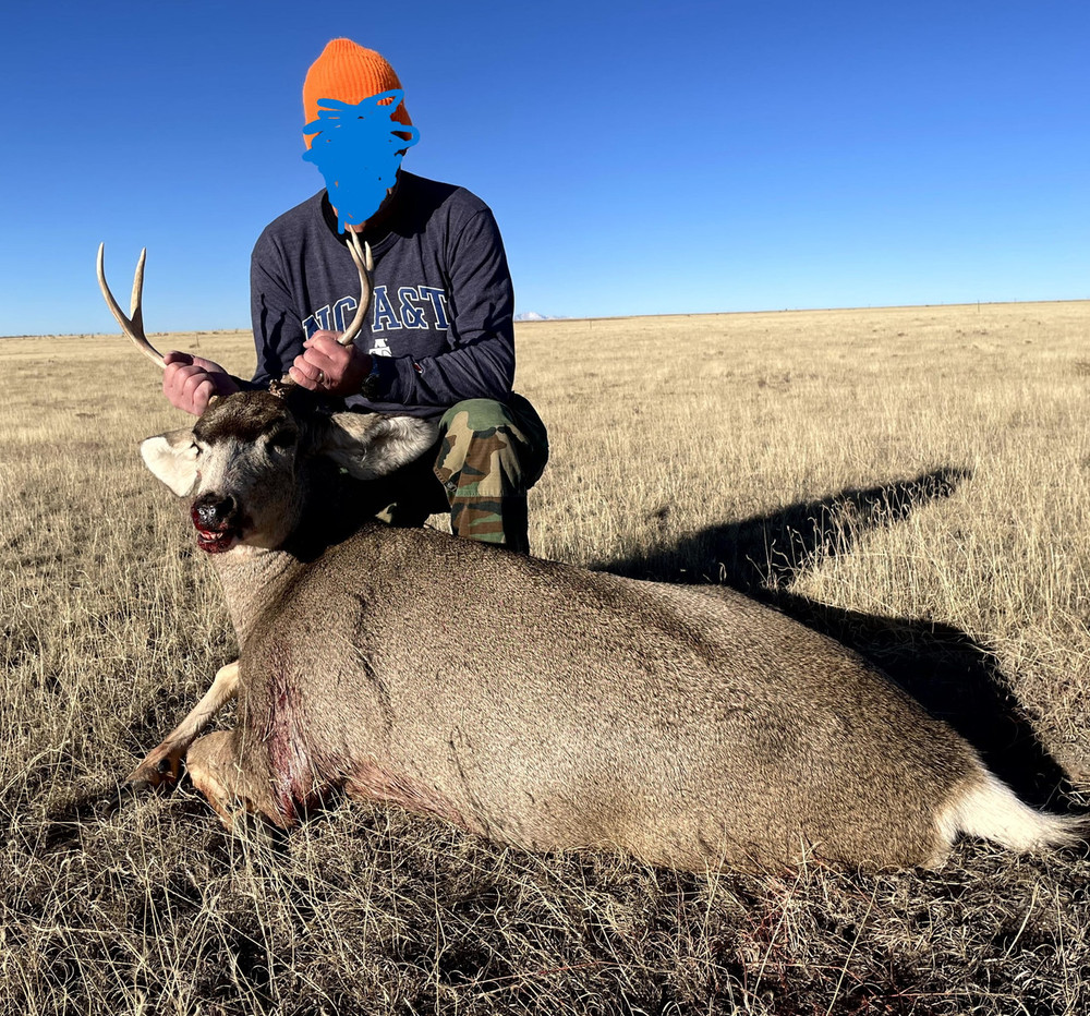 Venison on the table.