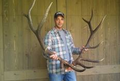 Home with a wall hanger elk rack.