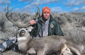 Sagebrush mule deer trophy from a guided hunt.