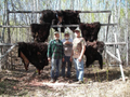 Successful group of Alberta black bear hunters.