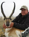 Very tall trophy pronghorn antelope.