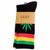 Leaf Republic Weed Socks - Black Rasta