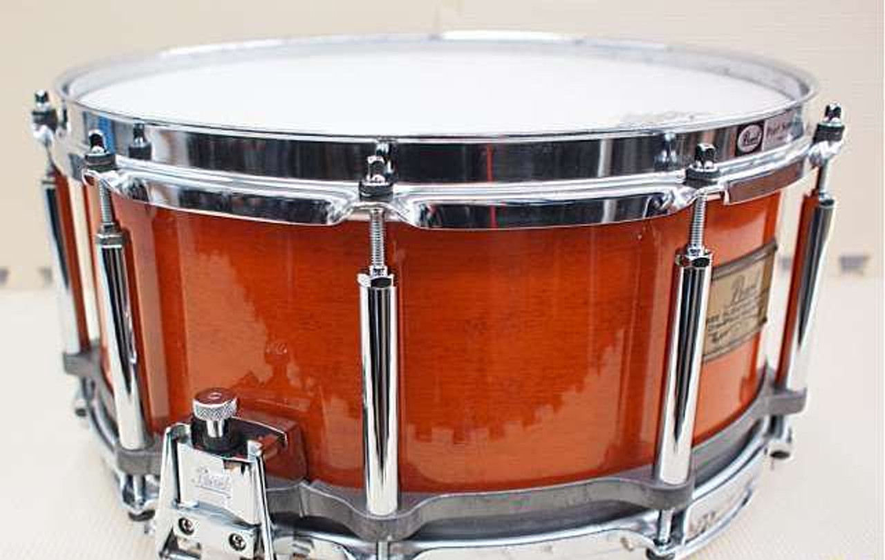 Used! PEARL Free Floating System One-Piece Maple Snare Drum 14x6.5 -  Japan Instrumental Store