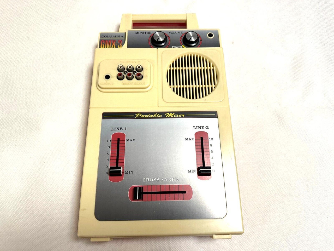 Columbia GMX-3 Vintage Portable Record Player Mixer Battery