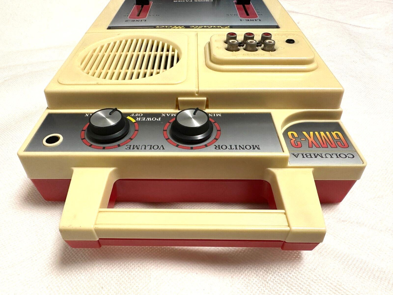 Columbia GMX-3 Vintage Portable Record Player Mixer Battery