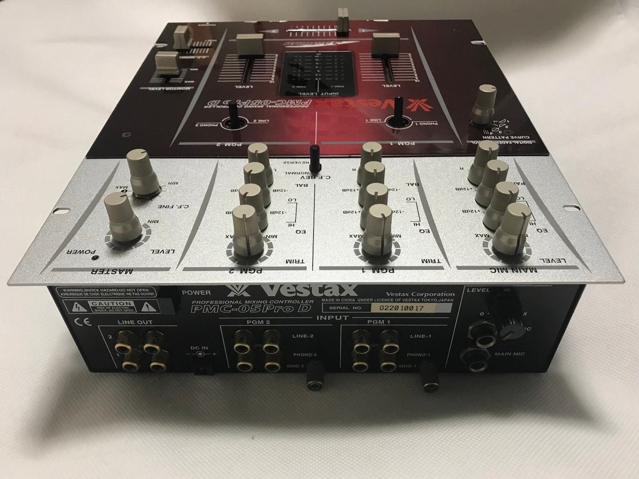 Vestax PMC-05 Pro D Samurai DJ Mixer Professional Mixing Controller