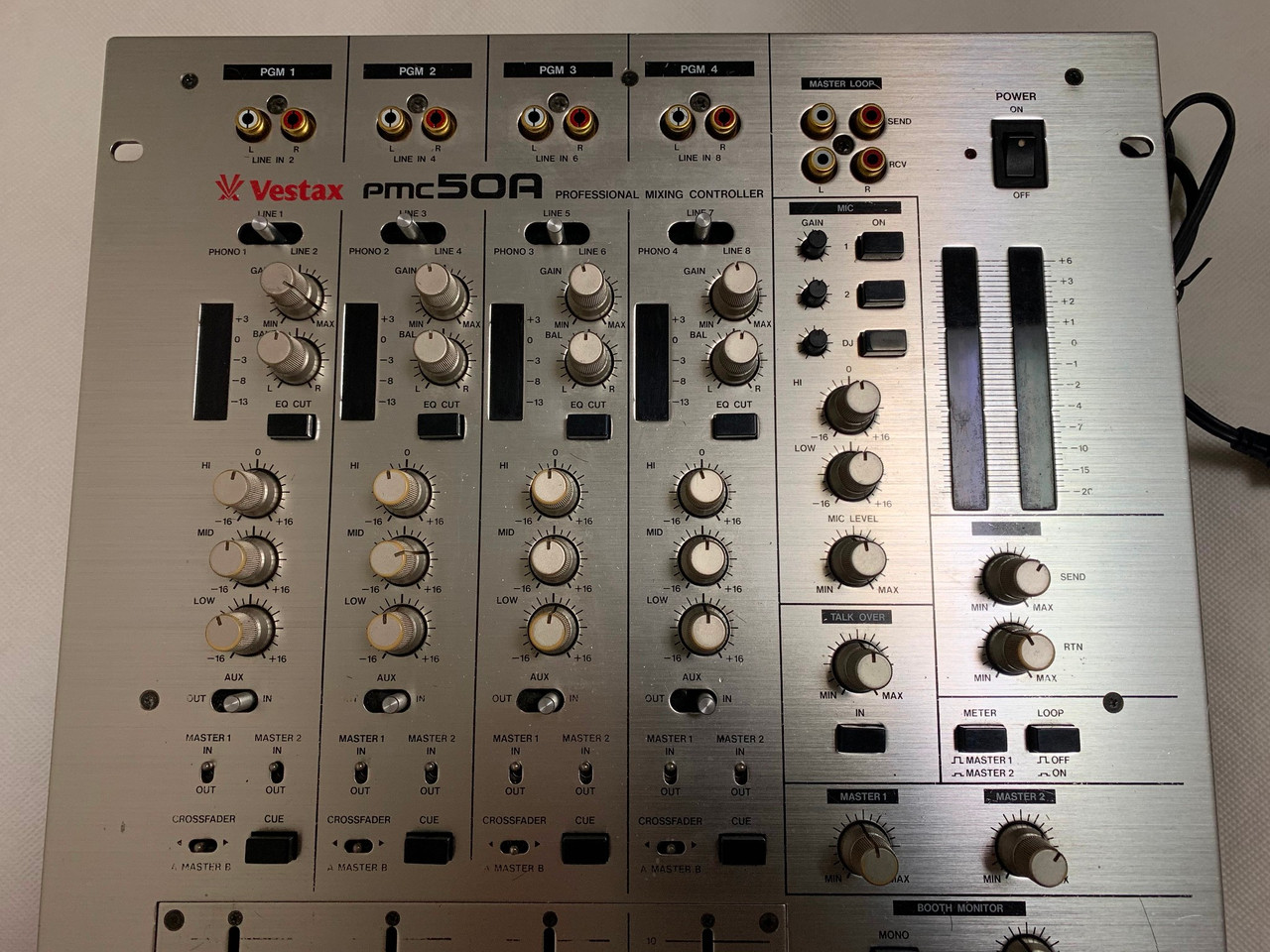 Problem Item! Vestax PMC-50A DJ Mixer Professional Mixing Controller AC100V