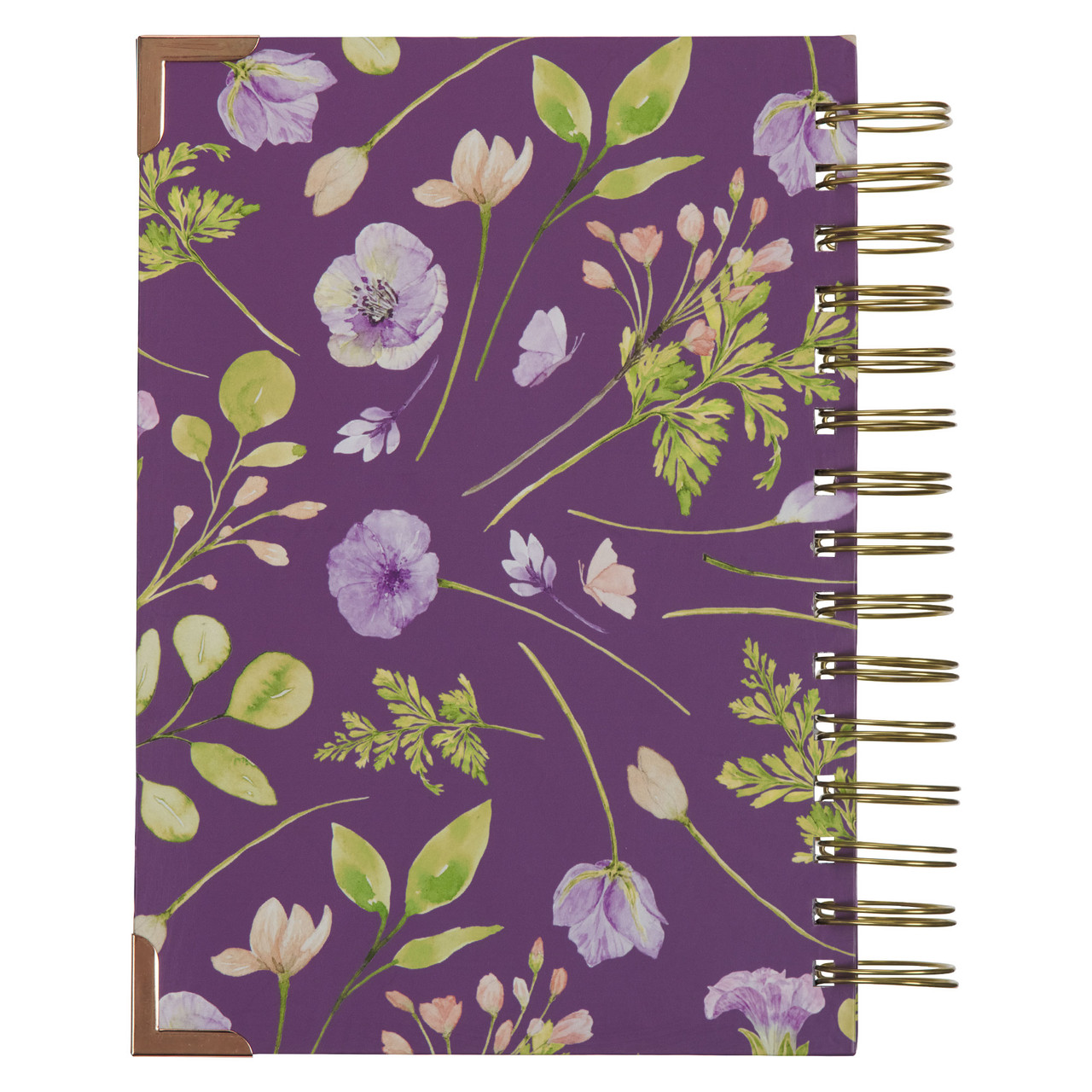 Christian Art Gifts Purple Journal W/Scripture