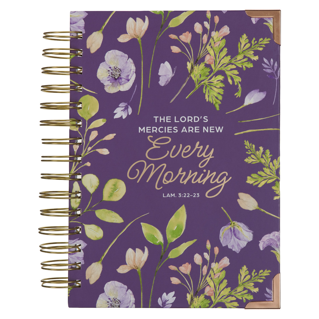 Christian Art Gifts Purple Journal W/Scripture