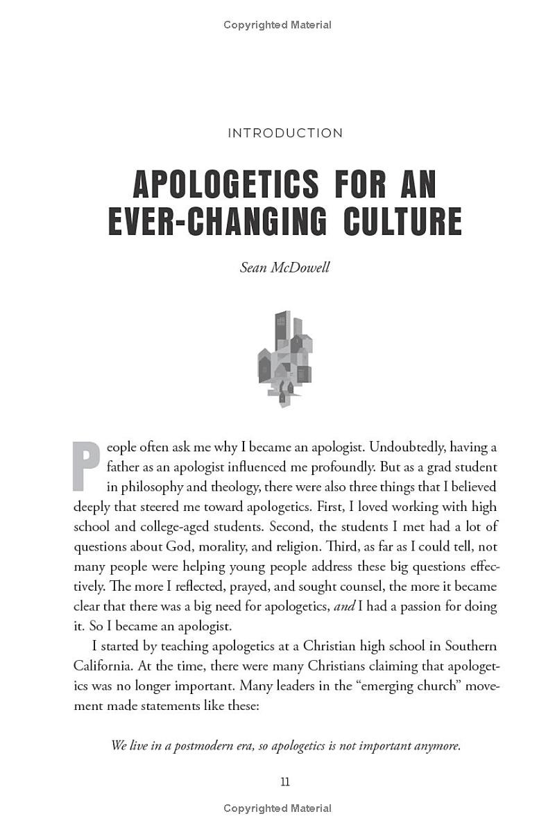 Apologetics for an Ever-Changing Culture by Sean McDowell