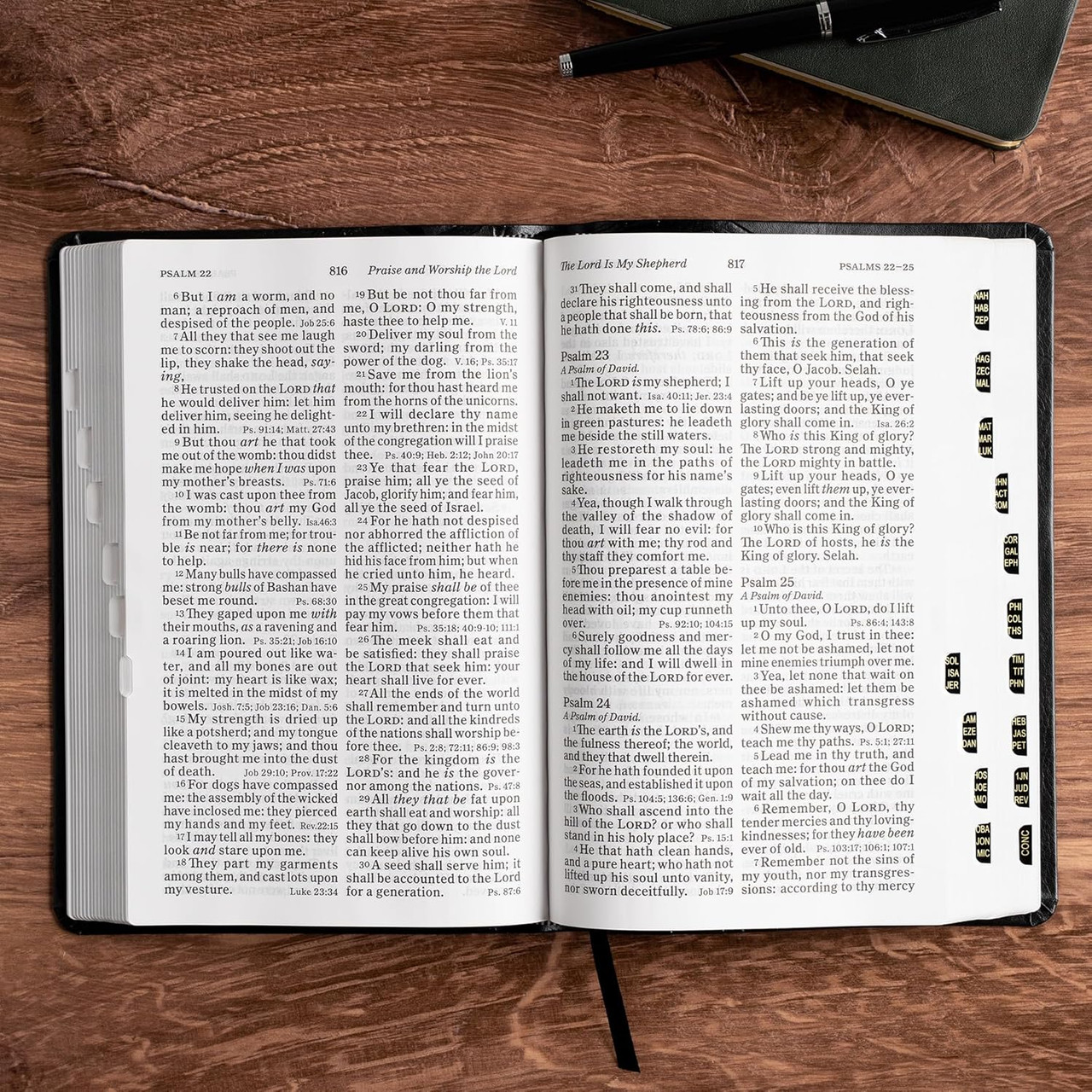 KJV Large Print Reference Bible, Crown of Thorns Indexed