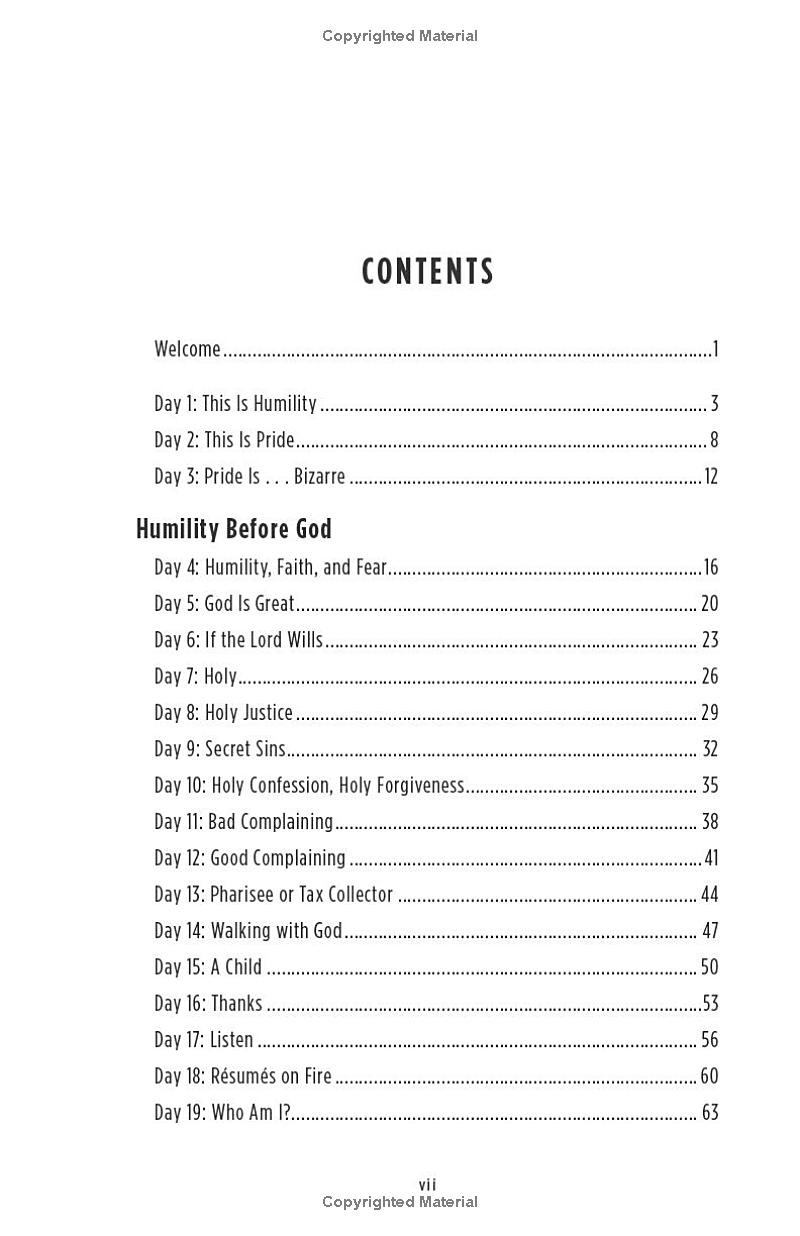 The Humility Project for Men by Edward T. Welch