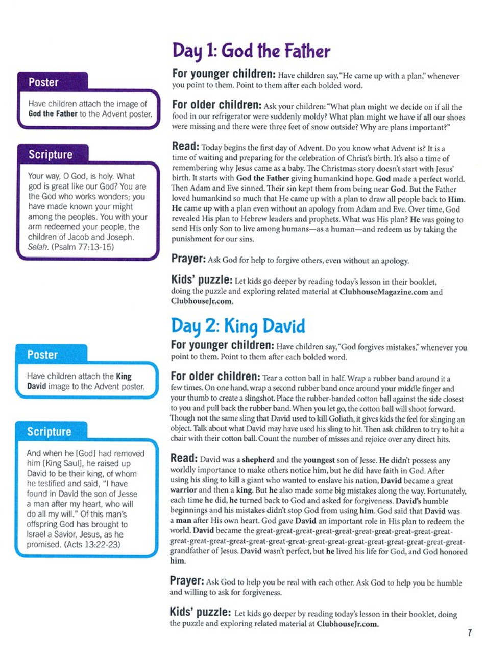 Journey to the Manger Advent Calendar Focus on the Family Journey to the Manger Advent Calendar Focus on the Family