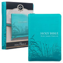 KJV Standard Size Thumb Index Edition: Zippered Turquoise