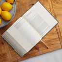 NKJV, Journal the Word Bible, Hardcover, Gray, Red Letter Edition, Comfort Print