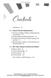 Emotional Confidence Table of Contents