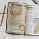 CSB Essential Teen Study Bible, Weathered Gray Cork Leathertouch Inside Look