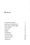 Little House in the Big Woods Table of Contents
