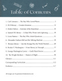 Inventors and Scientists Table of Contents