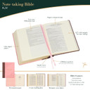 KJV Holy Bible, Note-taking Bible, Faux Leather Hardcover