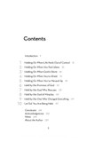 Holding on When You Want to Let Go Table of Contents