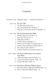Men Are Clams, Women Are Crowbars Table of Contents