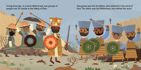 The Story of David and Goliath: A Parable of Courage and Faith (Little Bible Stories)