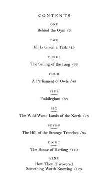 The Silver Chair Table of Contents