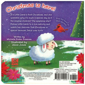 Merry Christmas, Little Lamb! Back Cover