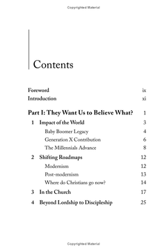 An Unexpected Freedom Table of Contents