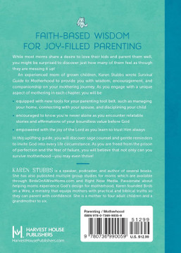 Survival Guide to Motherhood Back Cover