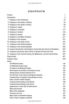 Every Prophecy of the Bible Table of Contents