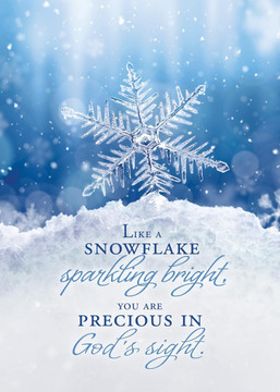 Like a Snowflake - Ephesians 3:17-18 (Niv) - Christmas Boxed Cards