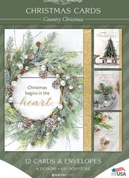 Country Christmas - (KJV) - Assorted Christmas Boxed Cards Country Christmas - (KJV) - Assorted Christmas Boxed Cards