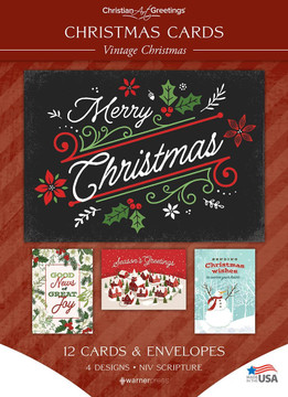 Vintage Christmas - (KJV) - Assorted Christmas Boxed Cards
